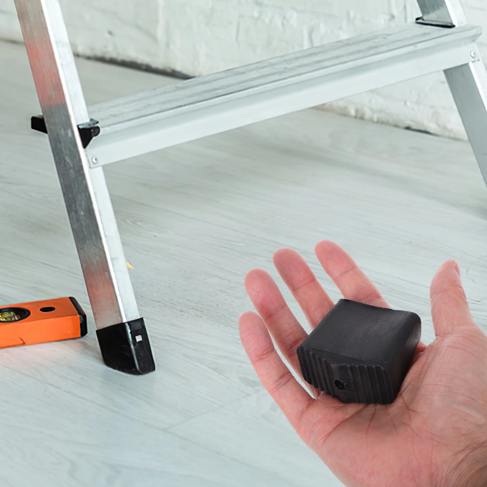 

5pcs Folding Herringbone Ladder Square Foot Stability Safety Non Storage Home Office Shop Stairs Extension