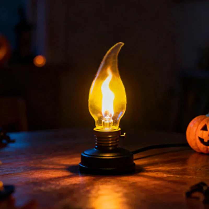 Flickering Flame Light Bulbs E12/E14/E27 LED Flickering Flame Decoration Light Bulbs More Realistic Fire Effect Candelabra Base