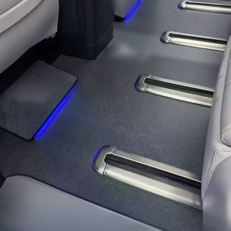For VOYAH Dreamer 2024-2025 Car Seat Rail Decor Bright Strip Anti-scratch Slide Track Protector Door Sill Threshold Strip  Tools