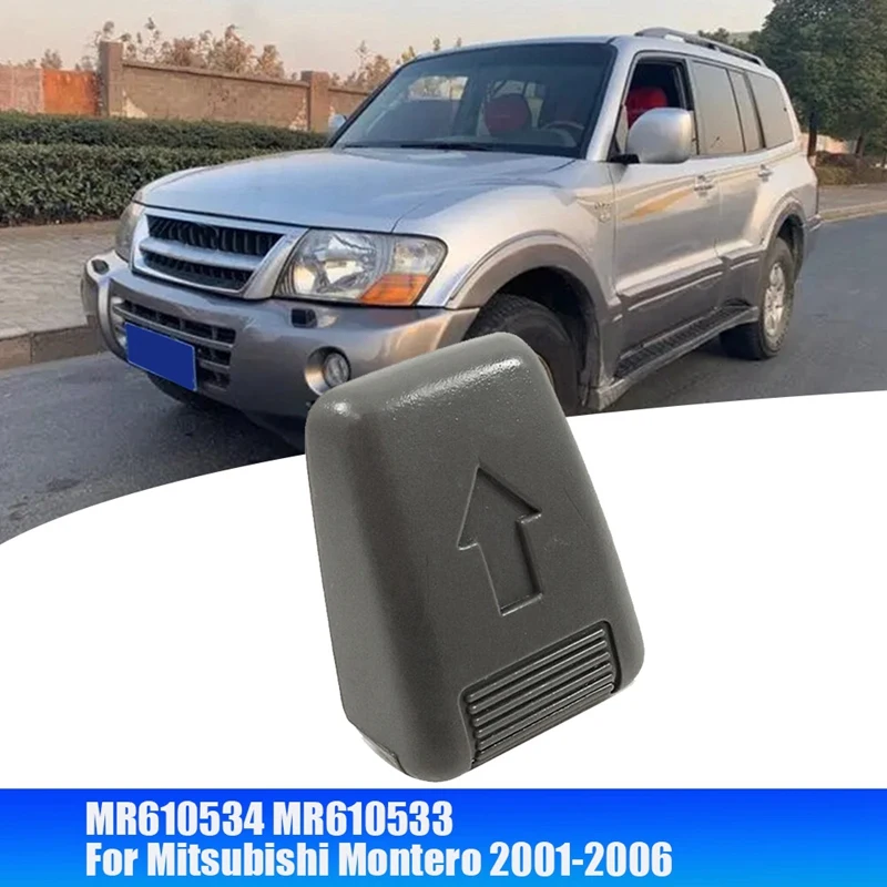 MR610534 for Mitsubishi Montero 2001-2006 Gen3 2Nd 3Rd Row Seat Back Recline Knob Lever MR610533 Button Switch Grey