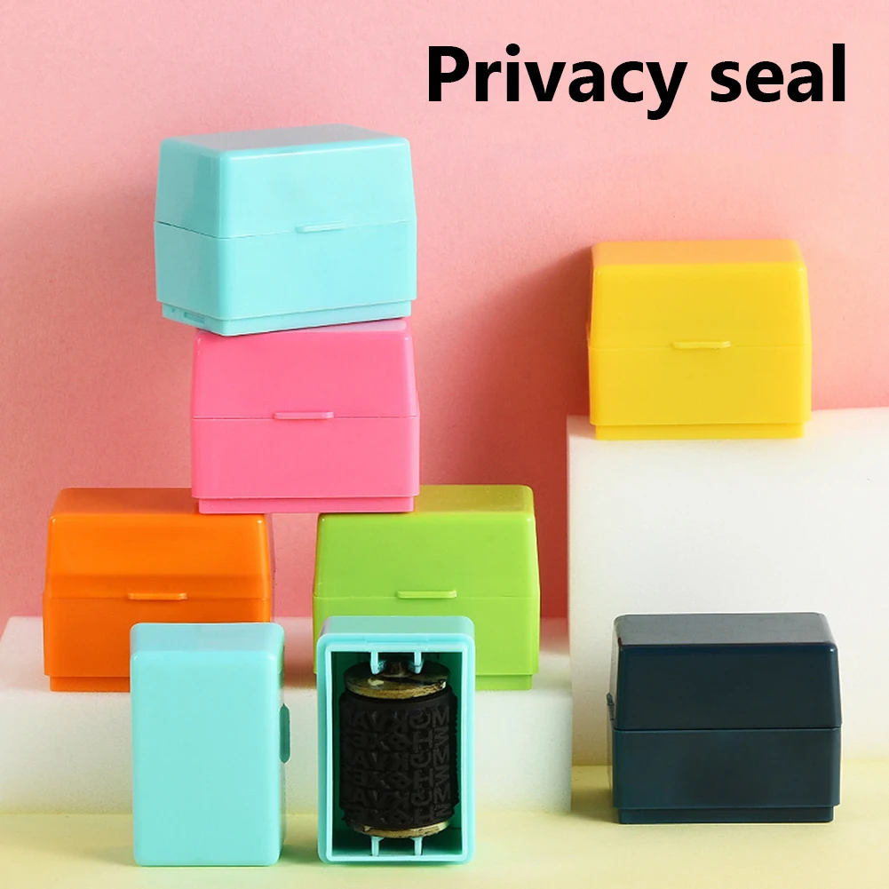 Theft Protection Roller Stamp for Privacy Confidential Data Guard Your Security Stamp Roller Privacy Seal Roller Theft Protect