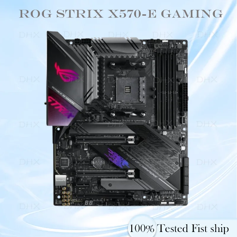 For ASUS ROG STRIX X570-E GAMING Motherboard Socket Mainboard DDR4 128GB AM4 100% Tested Fully Working Shipped Quickly DH