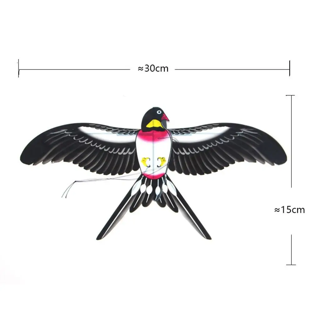 Cometas de águila grandes transparentes para viajes familiares, línea de cometa de águila de plástico, deportes al aire libre, jardín, pájaro volador