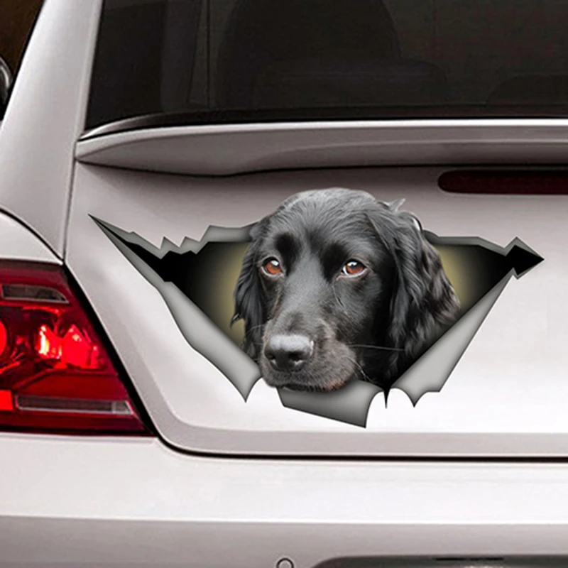 N375# Car Sticker Black Cocker Spaniel Waterproof Vinyl Decal Car Accessories Pegatinas Para Coche DIY Car Styling