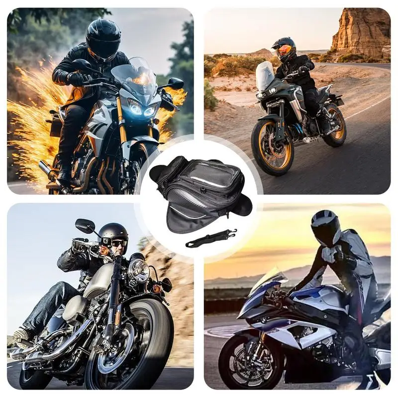 Tank Bag For Motorcycle Water Resistant Motorbike Tank Organizer Motorcycle Cycling Accessory Motorbike Riding Bag With Super