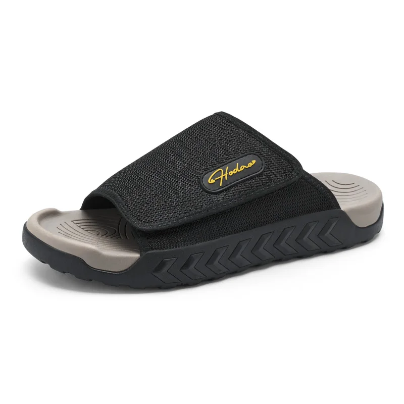 Men Winter Plush Warm Slippers Fluffy Lining Non Slip Thick Sole Comfortable Indoor Home Bedroom Casual House Shoes