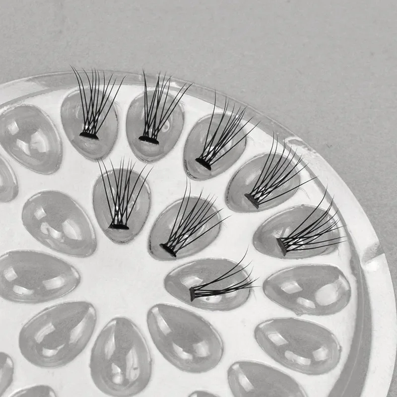 10-100Pcs Eyelash Glue Tray Premium Adhesive Gasket For Lash Extensions Quick Drying Support Oval Shape Reusable Waterproof