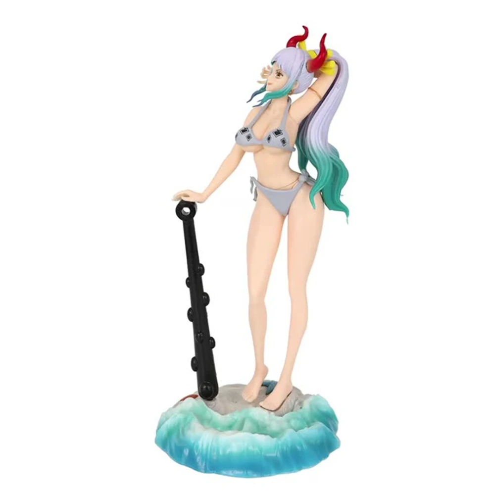 25Cm Een Stuk Anime Figuren Yamato Schoonheid Meisje Staande Actie Pvc Collectible Model Pop Ornamenten Speelgoed Kinderen Geschenken