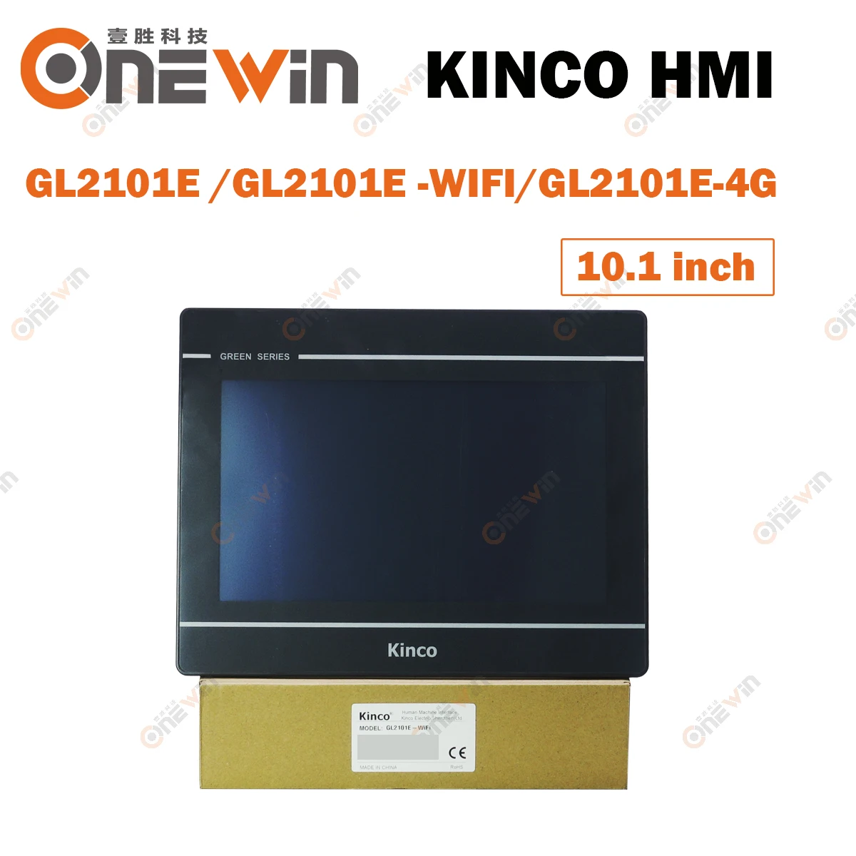 

Kinco 10.1inch HMI GL2101E GL2101E-WIFI GL2101E-4G Touch Screen Human Machine Interface Industrial Ethernet Wi-Fi/4G