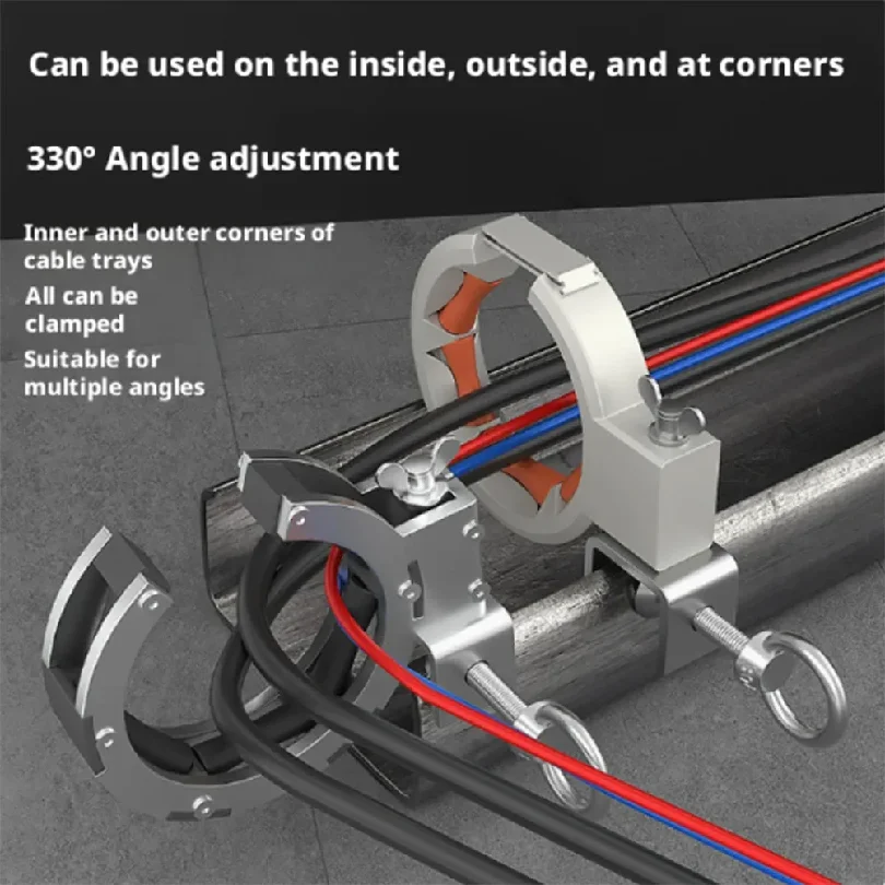 Cable Bridge Wire Laying Pulley Wire ThreaderGarage Ceiling Wiring Cable Laying Wire Guide Fixing, Construction Auxiliary Tool