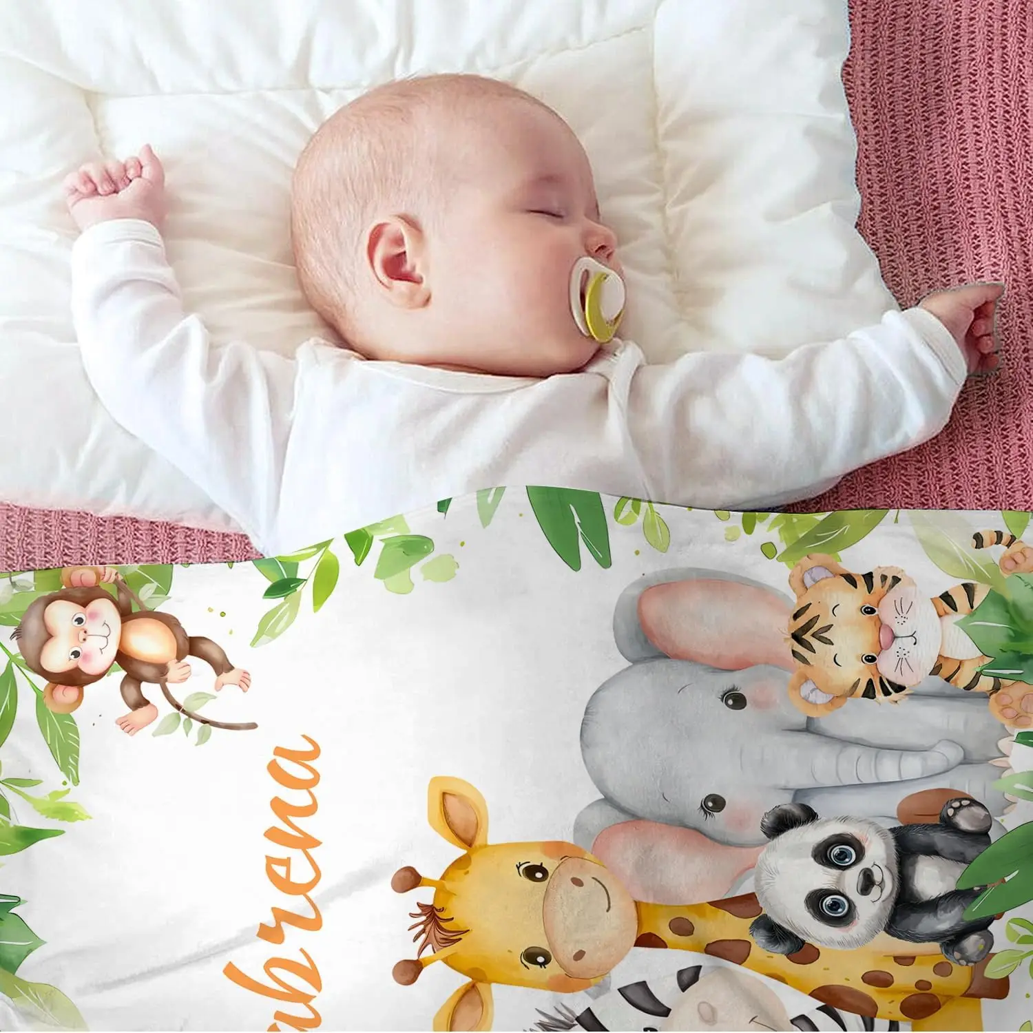 

Детское фланелевое одеяло VIKAMA с рисунком животных, можно стирать в машине, не выцветает, приятное для кожи, пеленальное детское одеяло для сна для новорожденных