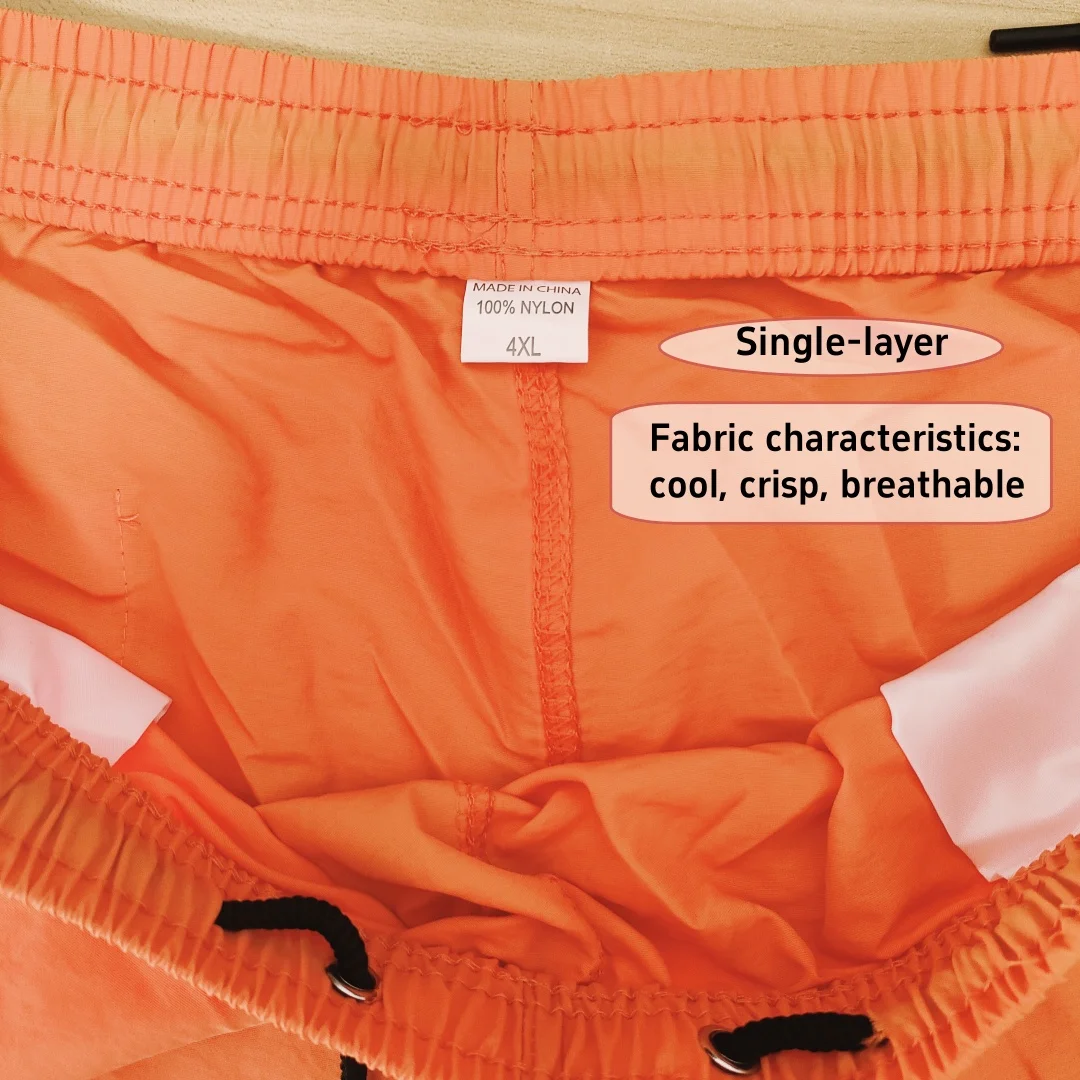Men's Cool Beach Shorts Fashion Swimsuit Low-rise Swim Trunks Casual Surf Board Shorts Beach Volleyball Drawstring Boxers Summer
