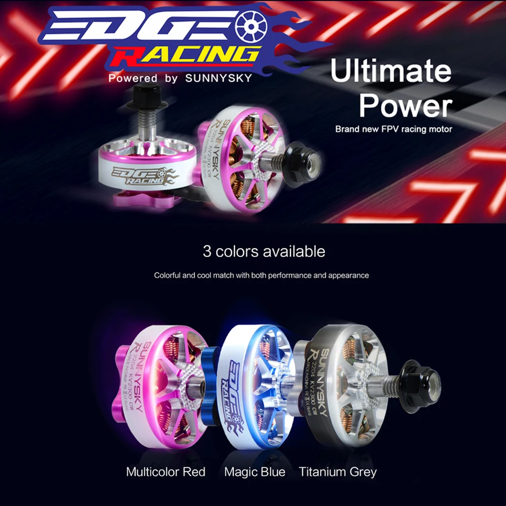 

2300KV 4S High Power FPV Outrunner Brushless Motor For 5 Inch Prop GF5045 GF5040 Racing Drone Freestyle DIY Parts E-R2204