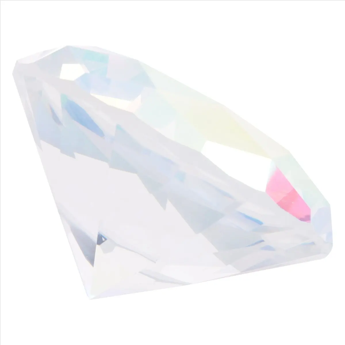 A75K 60mm Crystal Paperweight Decorative Rainbow Maker Prism Glass Diamonds Wedding Room Desktop Ornaments B
