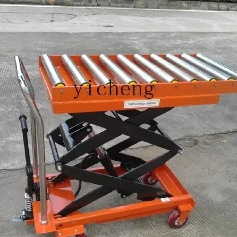 - Roller Hydraulic Lifting Flat Wagon Mold Cart Sliding Platform Trolley RollerN20