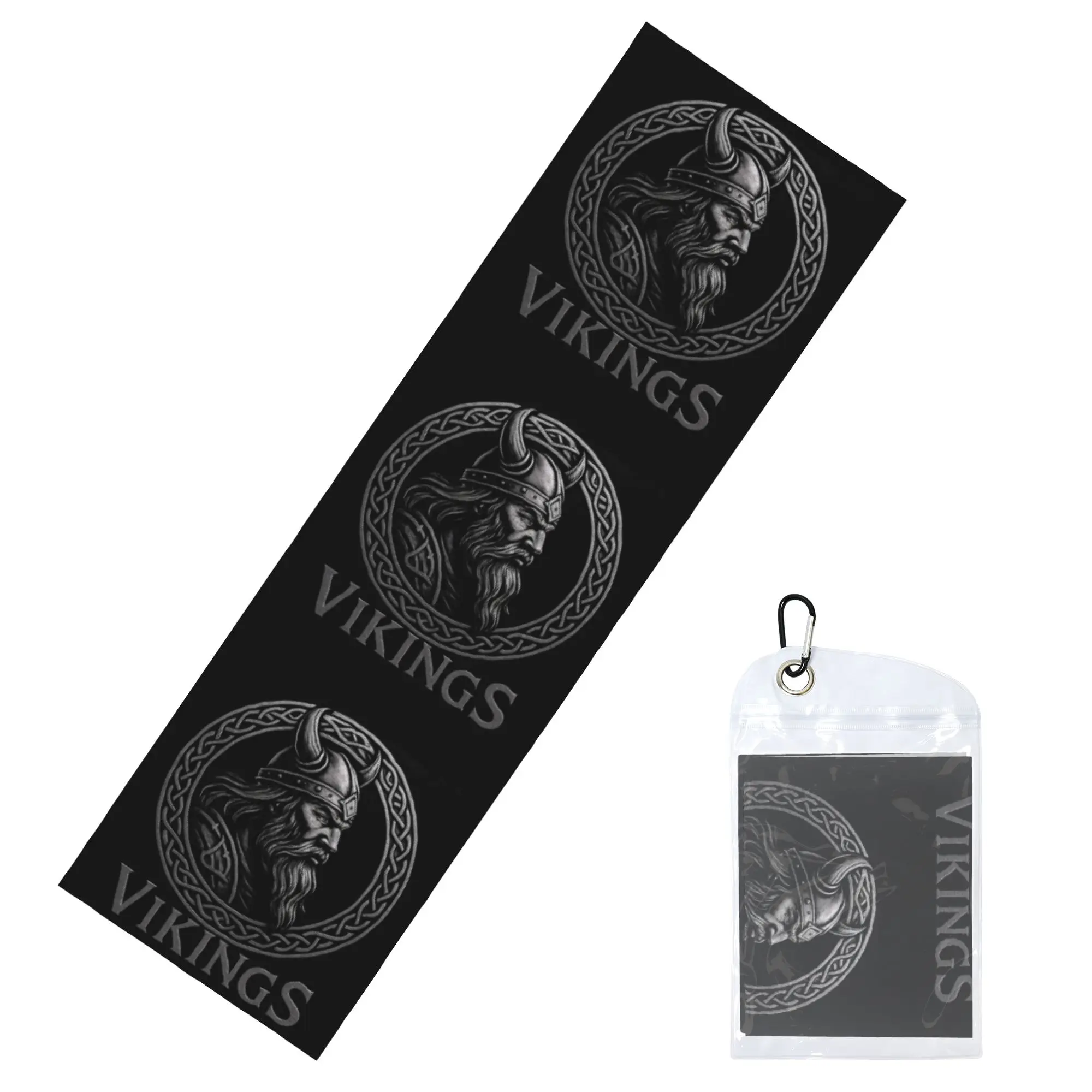 Viking Nordic Warriors In Portrait Towel Quick Drying  Super Soft  Running Towels