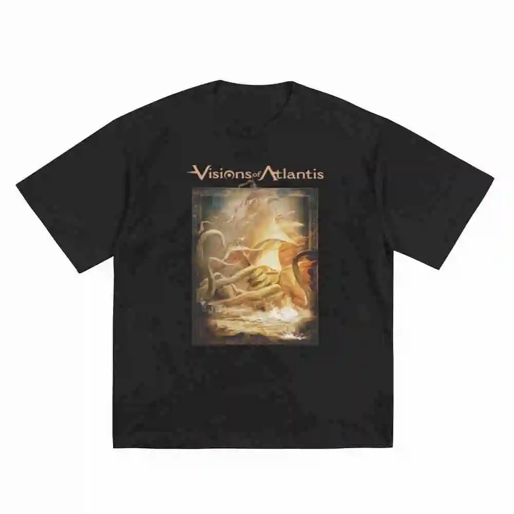 Visions Of Atlantis Wanderers North American Tour Short Sleeve Tee 100% Cotton T-Shirt