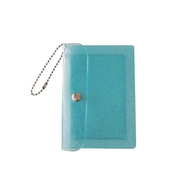 Porte-monnaie transparent en PVC coloré avec dragonne, étui de rangement portable pour écouteurs, rouge à lèvres, clés et cartes d'identité pour filles