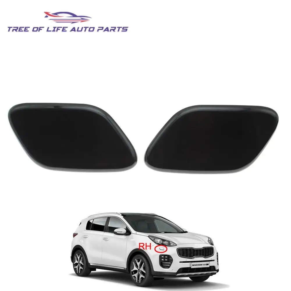 Front Bumper Headlight Headlamp Washer Nozzle Jet Cap Cover For KIA Sportage 2016 2017 2018 KX5 98681-H3000 98682H3000