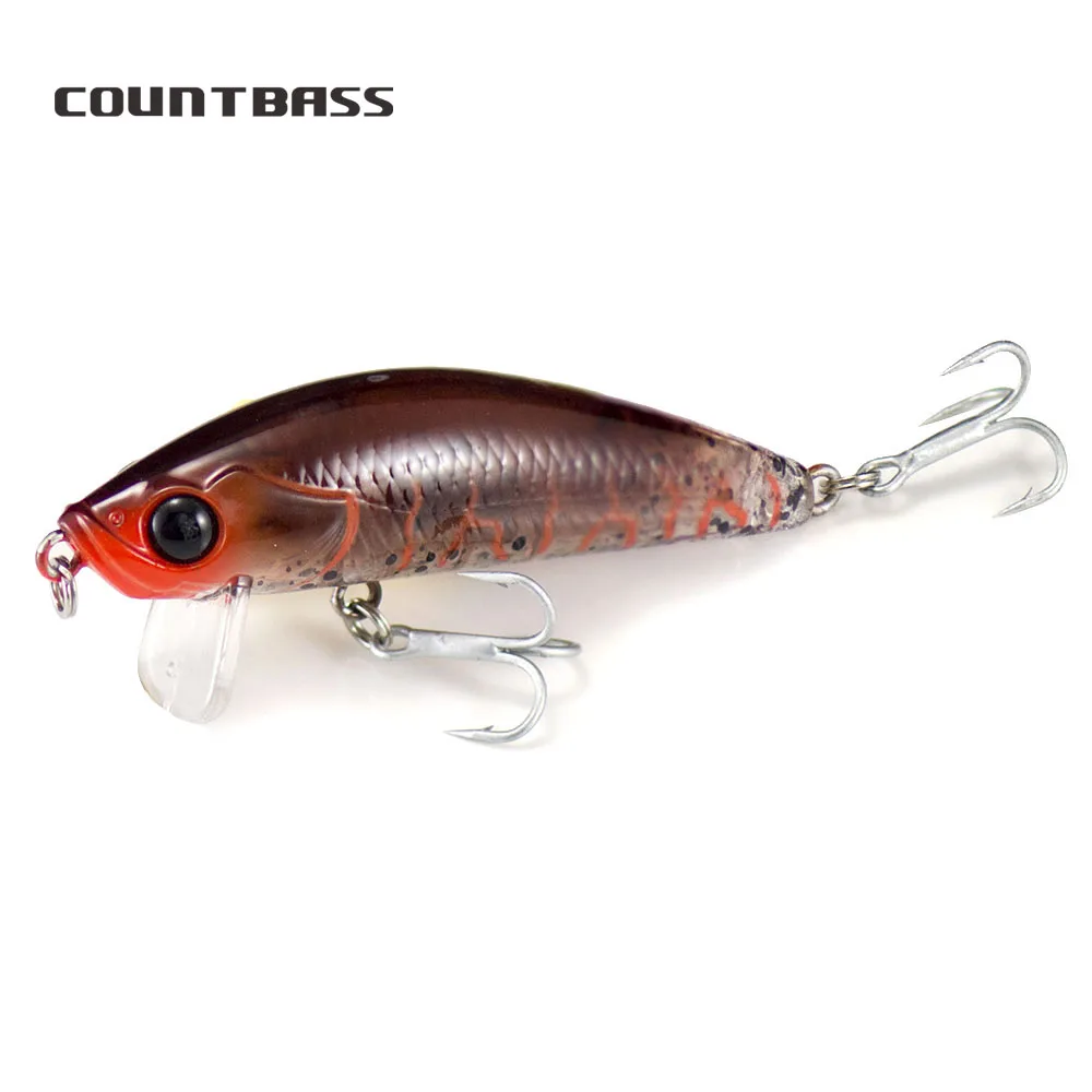 

Countbass Floating Minnow66mm 2-19/32" 6g 7/32 oz. Freshwater Plug Bass Fishing Wobbler Fishing Lures, Shad Crankbait