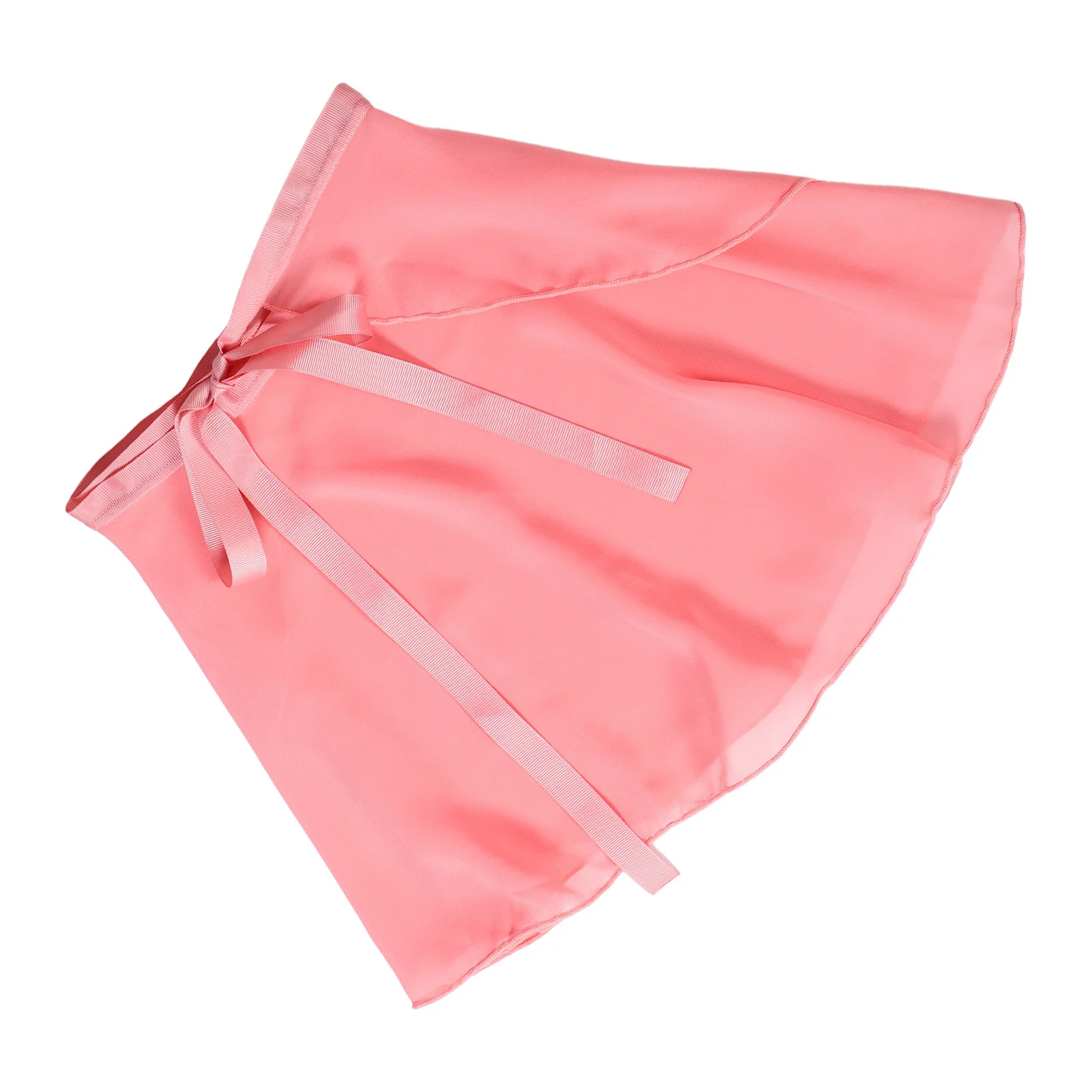 

Girls Ballet Wrap Skirt with Adjustable Tie Soft Chiffon Breathable Half Skirts for Ballet Dance Practice Performance 135-160cm