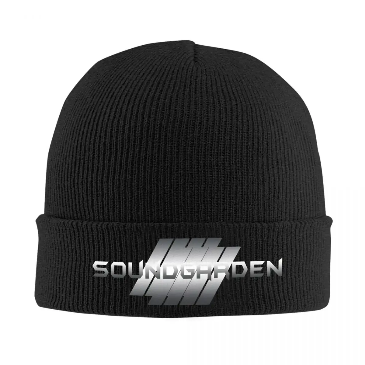 Metallic Soundgarden Knit Hat Beanies Autumn Winter Hat Warm Casual Caps Men Women