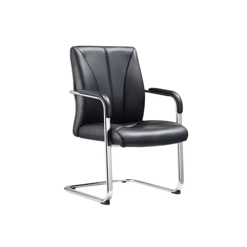 for Modern Design Leather Conference Office Chair with Adjustable Headrest Metal Frame Manufacture Furniture