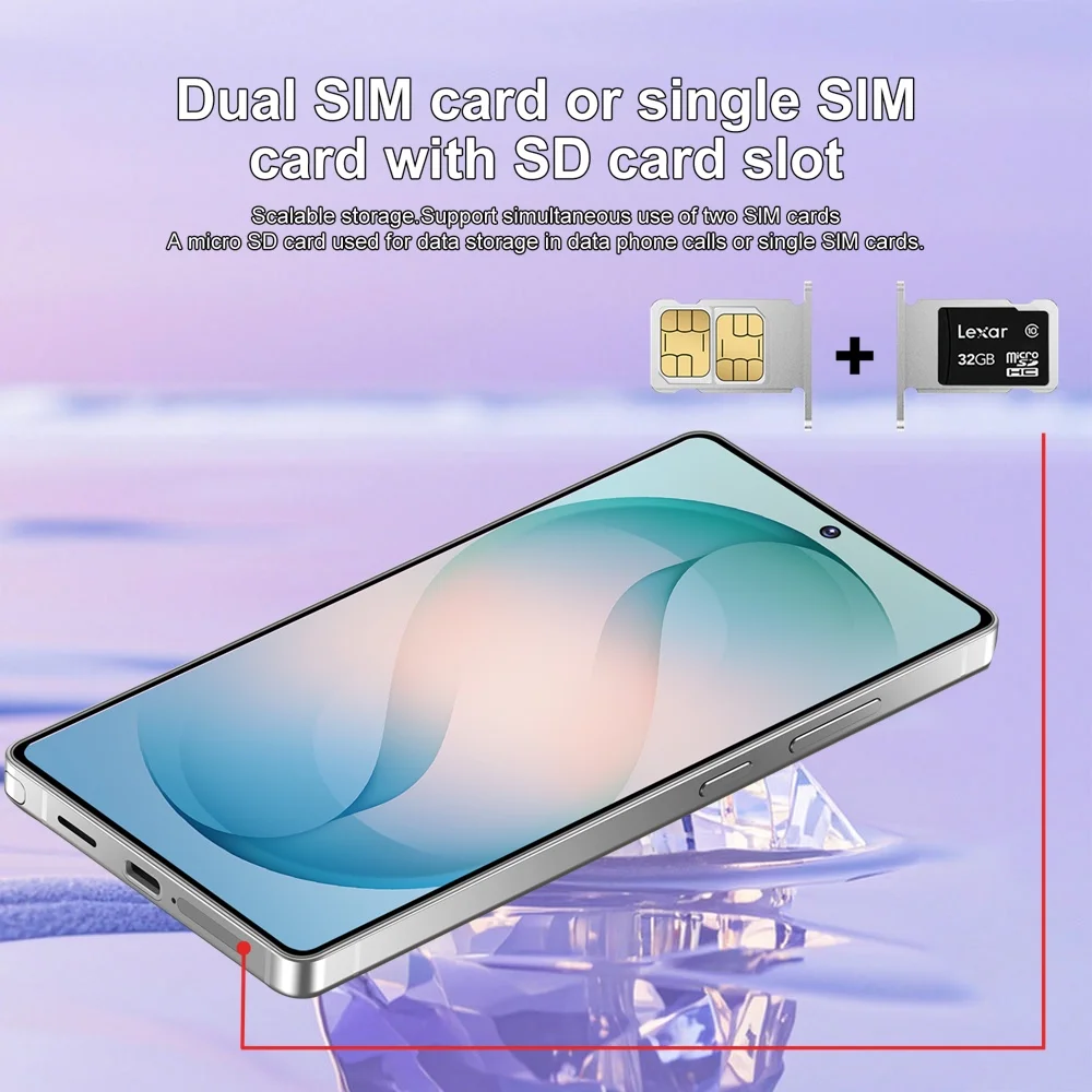 K-Touch S27 Ultra 5G Dual-SIM Dual-Standby Smartphone, 7,3 Zoll Android 15 Handy, 16+48MP Kamera, 22GB+2TB, 7800mAh Akku, werkseitig entsperrte Mobiltelefone – Detail 14