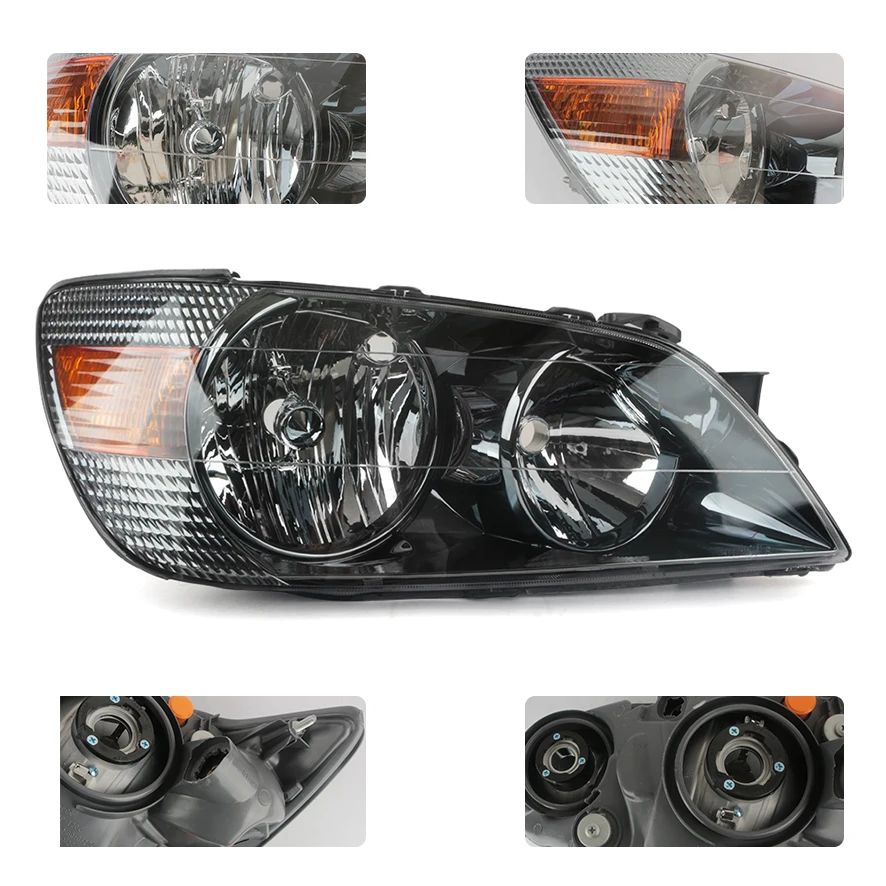 Left/Right Side Front Bumper Head Light Headlamp Driving Headlight Turn Signal Light For Lexus ALTEZZA RS200 IS200 1998-2005