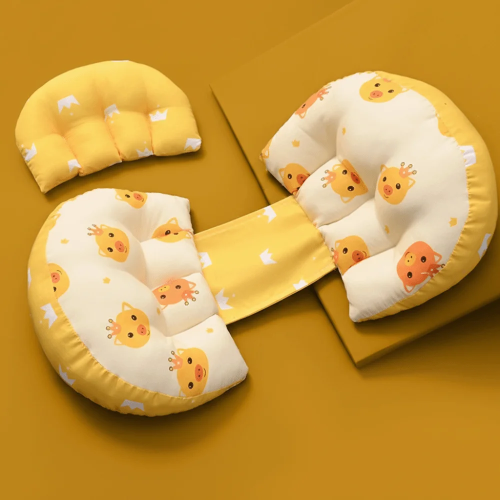

High Resilience Pregnancy Pillow Adjustable Distance Cartoon Pregnant Women's Pillows Animal Pattern Ergonomic Maternity Cushion