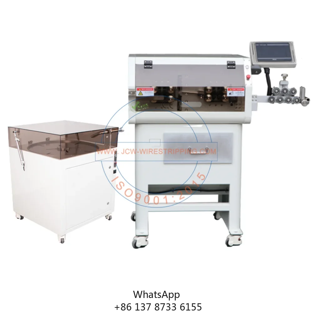 JCW-CS05C Automatic Wire Inkjet Printer Cutter Stripper Electric Cable Cutting Stripping Printing Machine Winding Machine