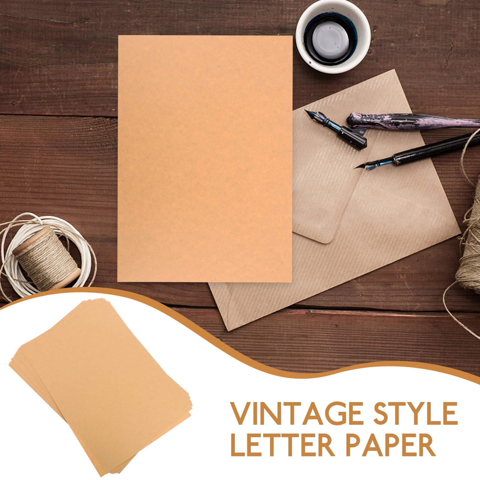 

20Pcs Vintage Letter Writing Paper Thick Stationery for Letters Invitations Notes Decorative Paper Stationery Writing Supplies