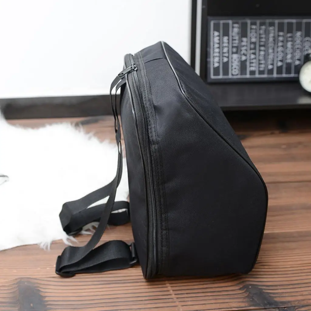 Bass Piano Accordion Case Black Oxford Protective Backpack Style for 8 Bass Children Lesson Home Studio