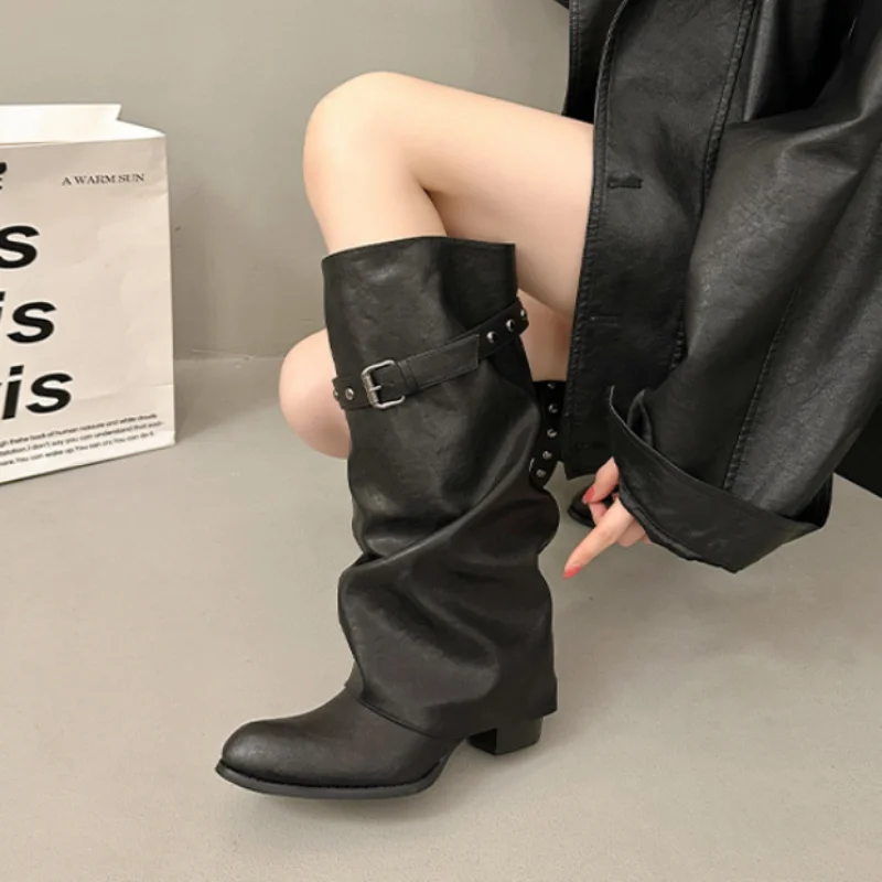 Bottes hautes pour femmes, sty - High Knee Heel Boots avis et prix