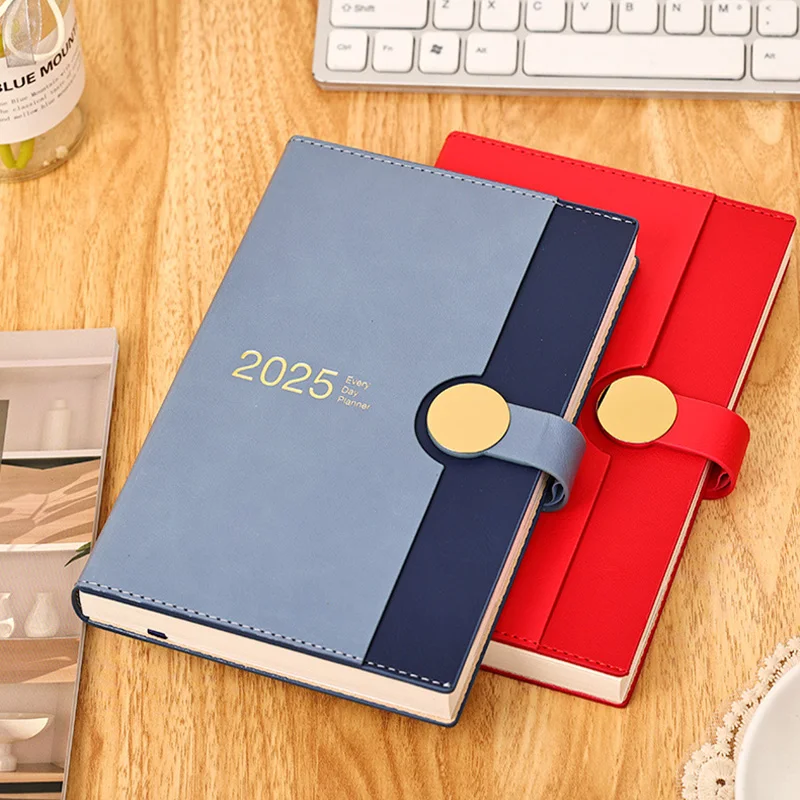 

Agenda 2025 Planner Organizer Diary A5 Notebook and Journal Day Calendar Bullet Notepad Daily Stationery Note Book Accessories