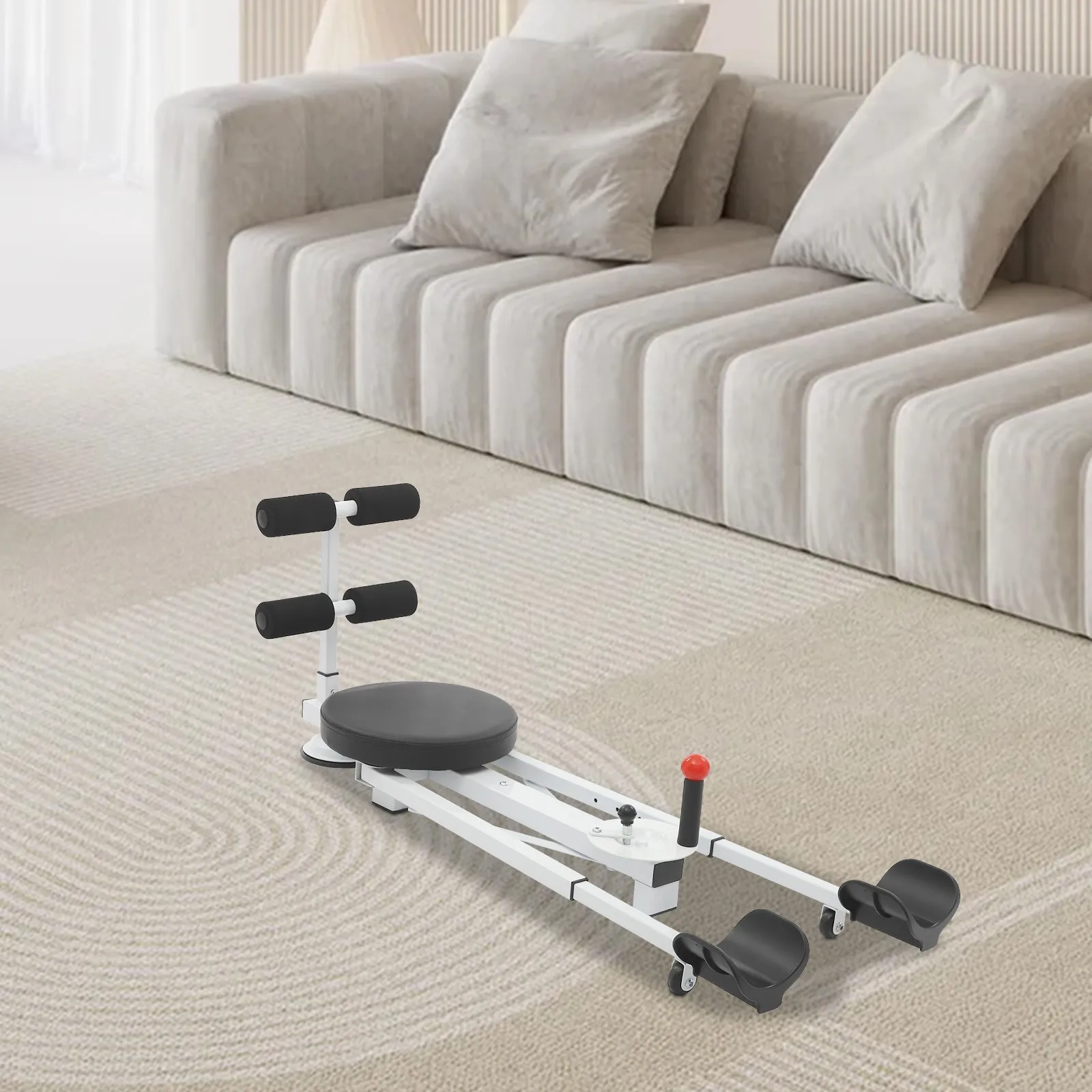 5段階調節可能な折りたたみ式レッグストレッチャー、自宅用の腹筋＆コアマシンに変換可能