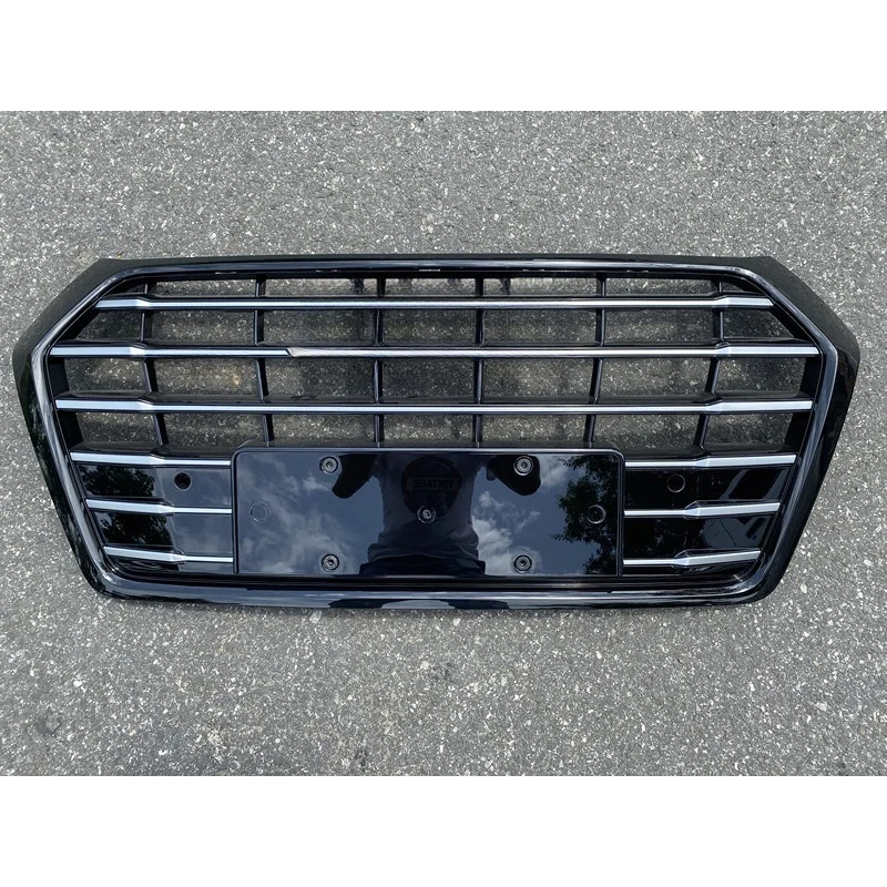 Racing Grills Voor 2018 2019 2020 Audi Q5 Gemodificeerde SQ5 Grill Honingraat Kap Voorbumper Mesh Cover Plaat Auto accessoires