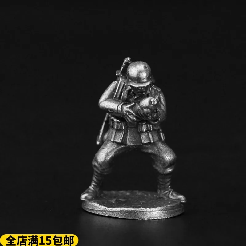 Metal Warfare Warrior Serie Statische Ornament Modell Spielzeug Spiel Schachfiguren Dekoration Desktop Miniatur Zubehör Actionfiguren