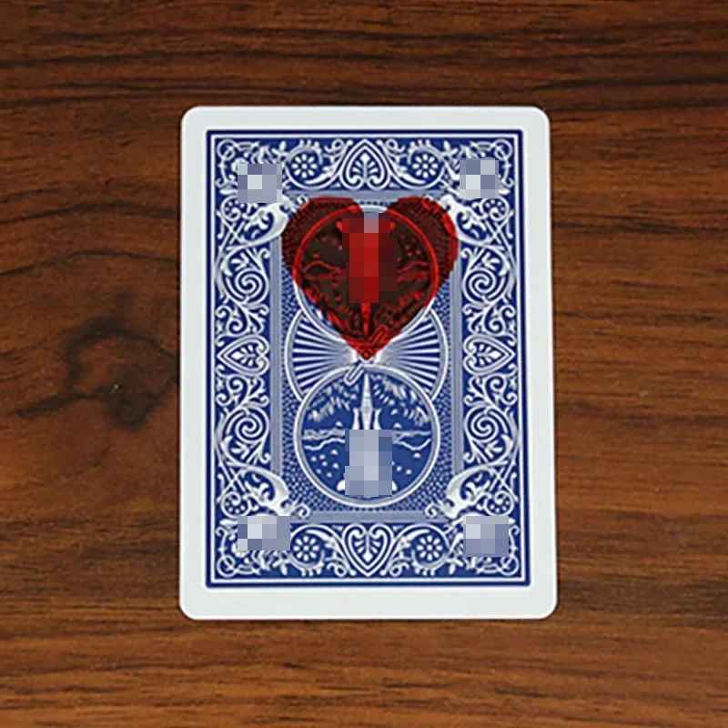 Smart Heart by J.C Magic Card Magic Tricks Close Up Magic Heart Disappear Magia Magie Magicians Prop Accessory Gimmick Tutorial