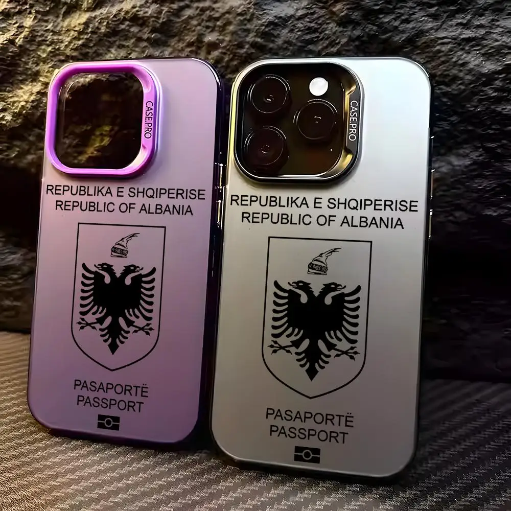 Cool A-AlgeriaS Passport Phone Case for Samsung Galaxy S26 S25 S24 S23 S22 S21 S20 Note20 FE Ultra Edge Plus 4G 5G Anti Fall