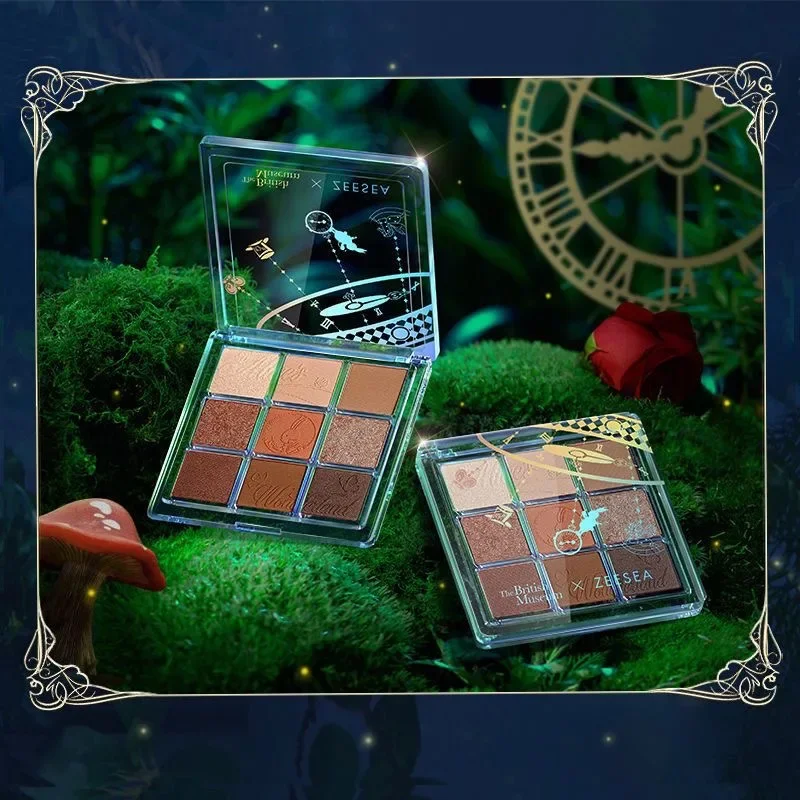 9 ألوان ZEESEA Alice Eyeshadow Palette ماتي بريق المهنية مقاوم للماء طويلة الأمد ظلال العيون يشكلون لوحة