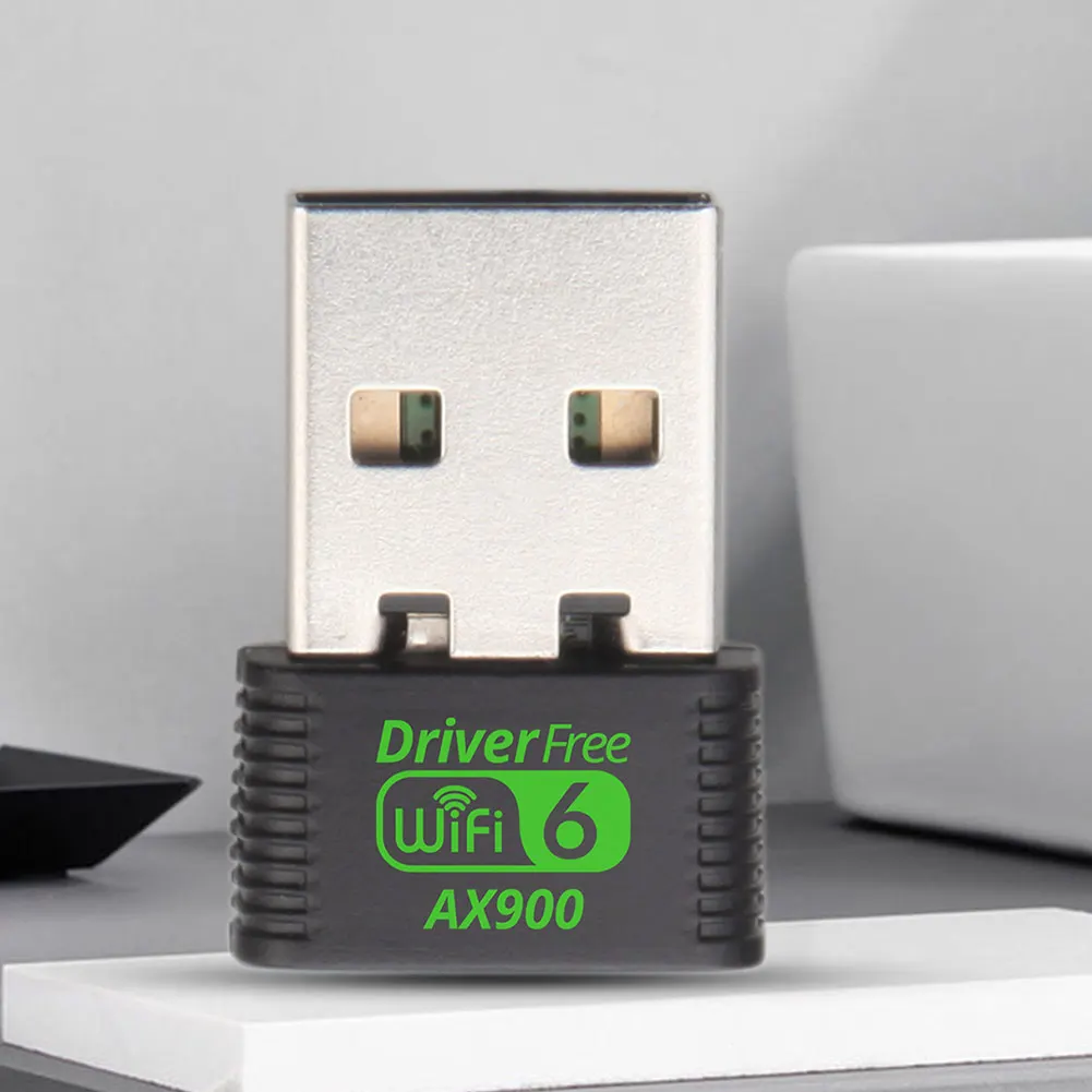 USB-адаптер Wi-Fi 6, 900 Мбит/с, внешний приемник беспроводной сети, двухдиапазонный портативный беспроводной USB-адаптер 2,4 и 5,8 ГГц, драйвер бесплатно