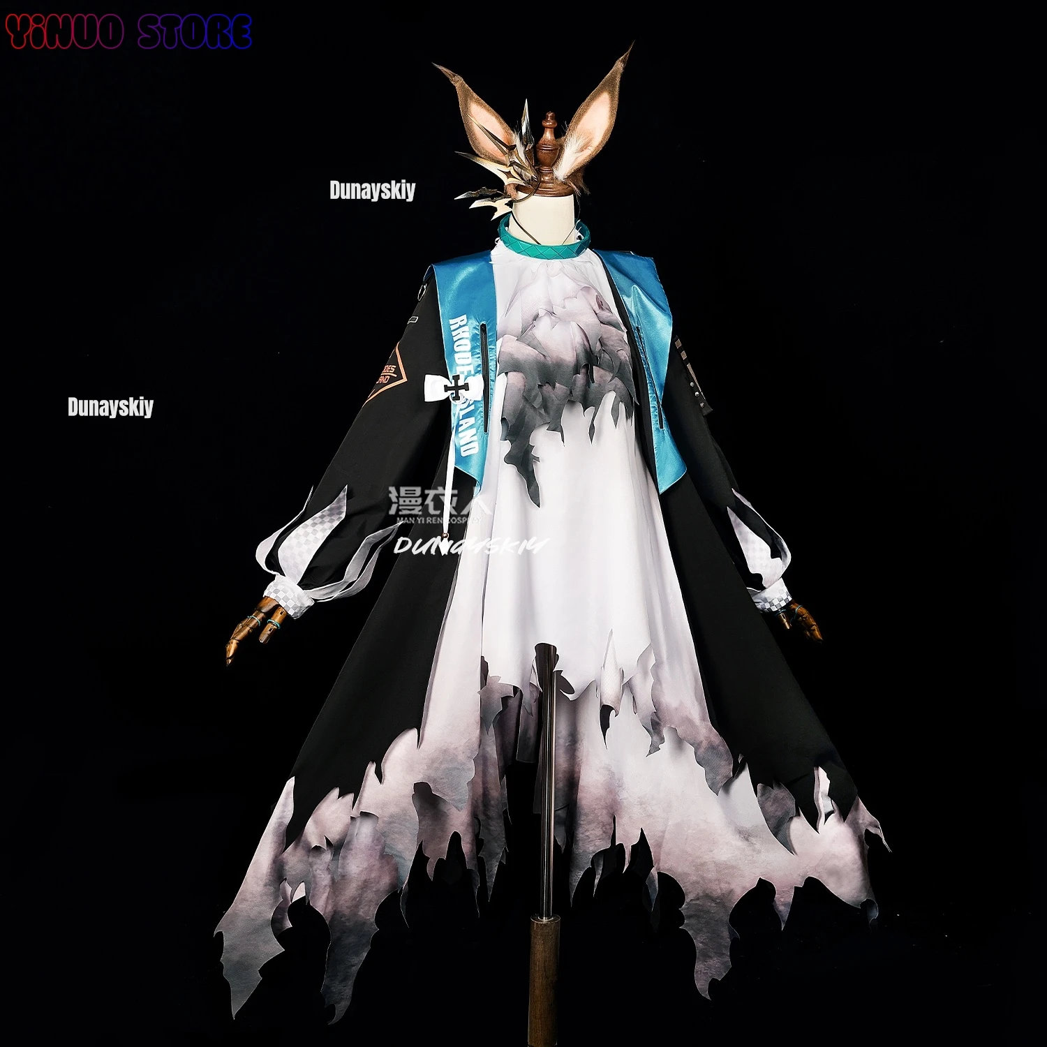 Amiya تأثيري لعبة الفرسان زي الذكرى ترقية تغيير الحلو فستان موحد أنيق هالوين لعب الأدوار الملابس