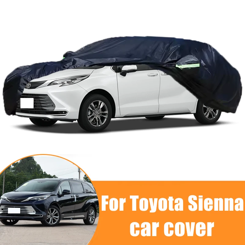 

For Toyota Sienna All-Weather Car Covers 6-in-1 Waterproof Dustproof UV Proof Snowproof Scratch Resistant Protection