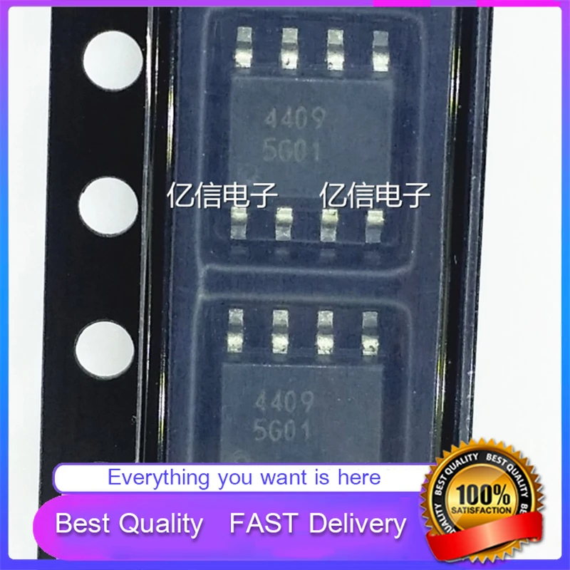 10Pcs/Lot New Original 4409 MTP4409Q8 SOP-8 N CHANNEL MOS Field Effect Transistor  In Stock
