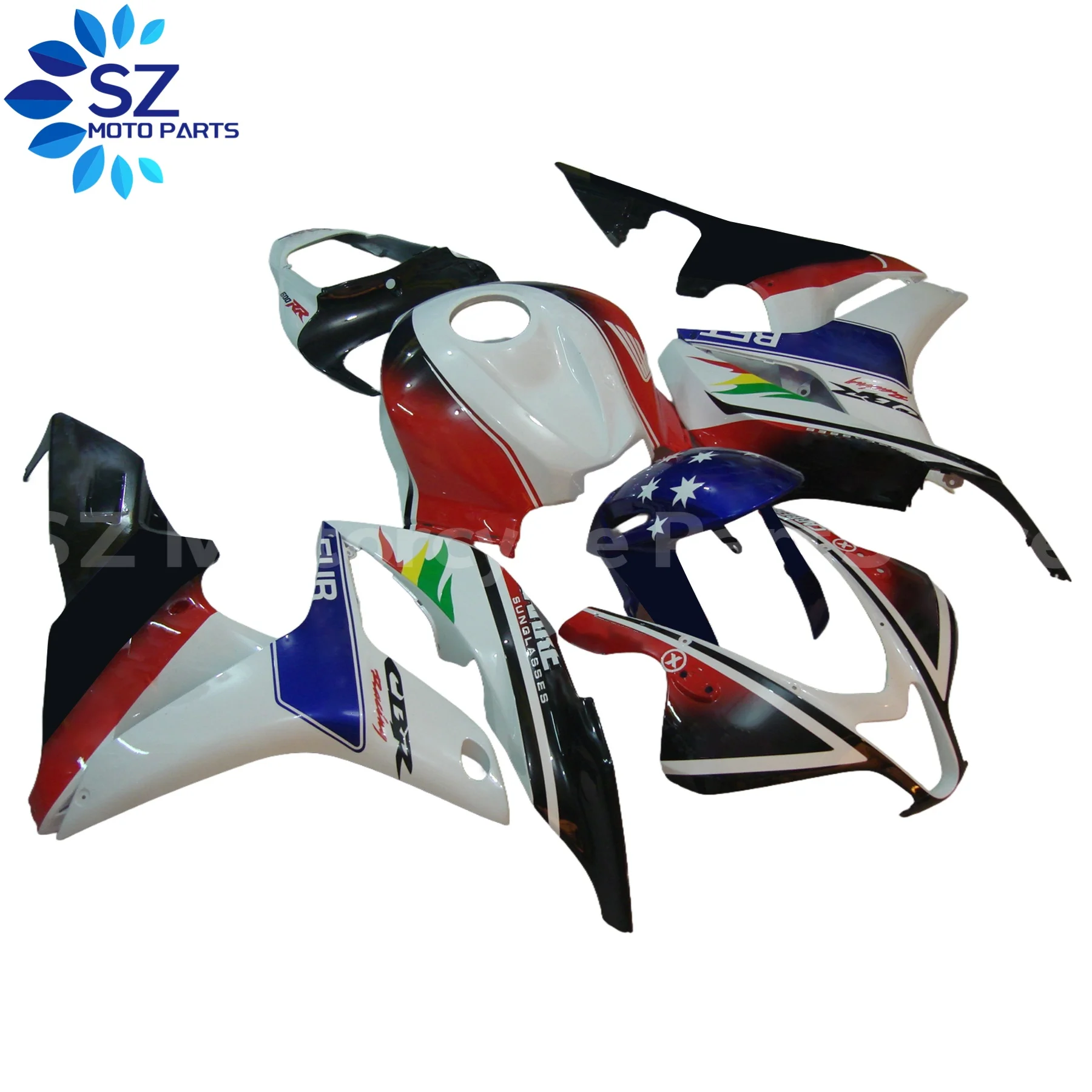 

Комплект обтекателей мотоцикла для HONDA CBR600RR F5 2007 2008 CBR600 RR CBR 600RR 07 08, комплект литьевого кузова