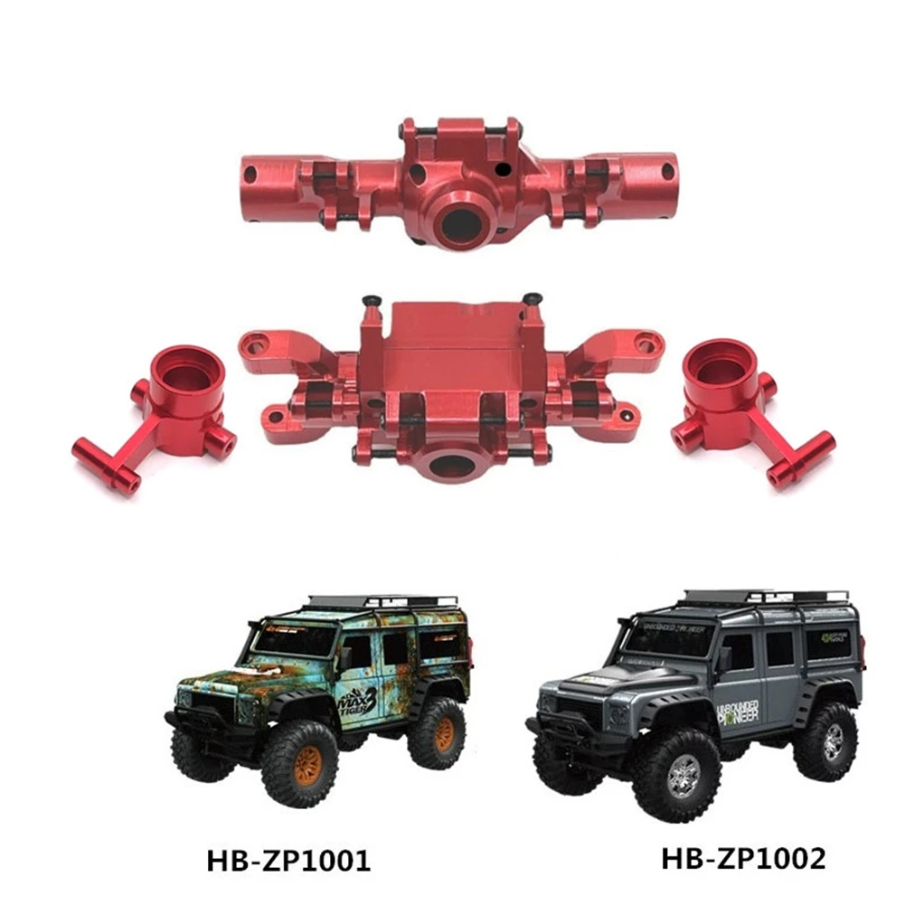 Jeu de boîtiers d'essieu avant et arrière en métal B29C, pour jouets HB ZP1001 ZP1002 ZP1003 ZP1004 ZP 1001 1/10 RC, pièces de mise à niveau de voiture