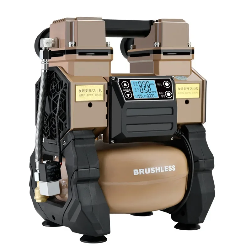 900w Brushless Oil-Free den tal Portable Silent Mini Air Compressor Low Noise Small High Quality China Air Compressors with 5L A