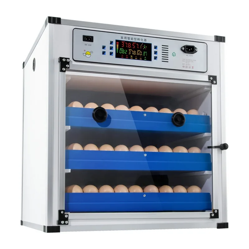 

2026 New Model Mini Automatic 204 Egg Incubator PVC Material for Chicken Duck Pigeon Goose Ostrich Turkey Incubation