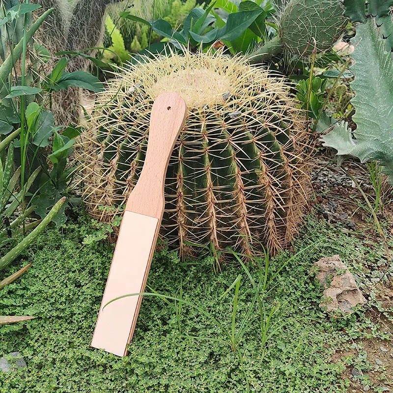Natural Cowhide Sharpen Compound Sharpening Wax Grinding Polishing Paste Honing Strop with Base Leather Machine Knife Sharpener view 4